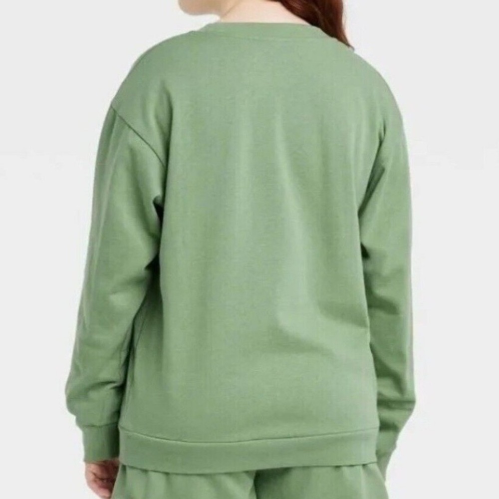 36 Desert Dreamer Sweatshirt Be Kind To Nature Graphic Green Women's Size SMALL - Picture 2 of 5